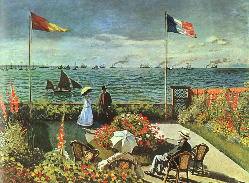 Claude Monet Terrace at St Adresse